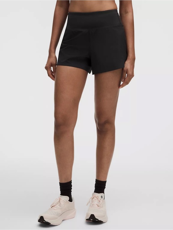 lululemon athletica Pants - LULULEMON | Black Speed Up High-Rise Running Shorts | Inseam 4” | 2023 | Size 2